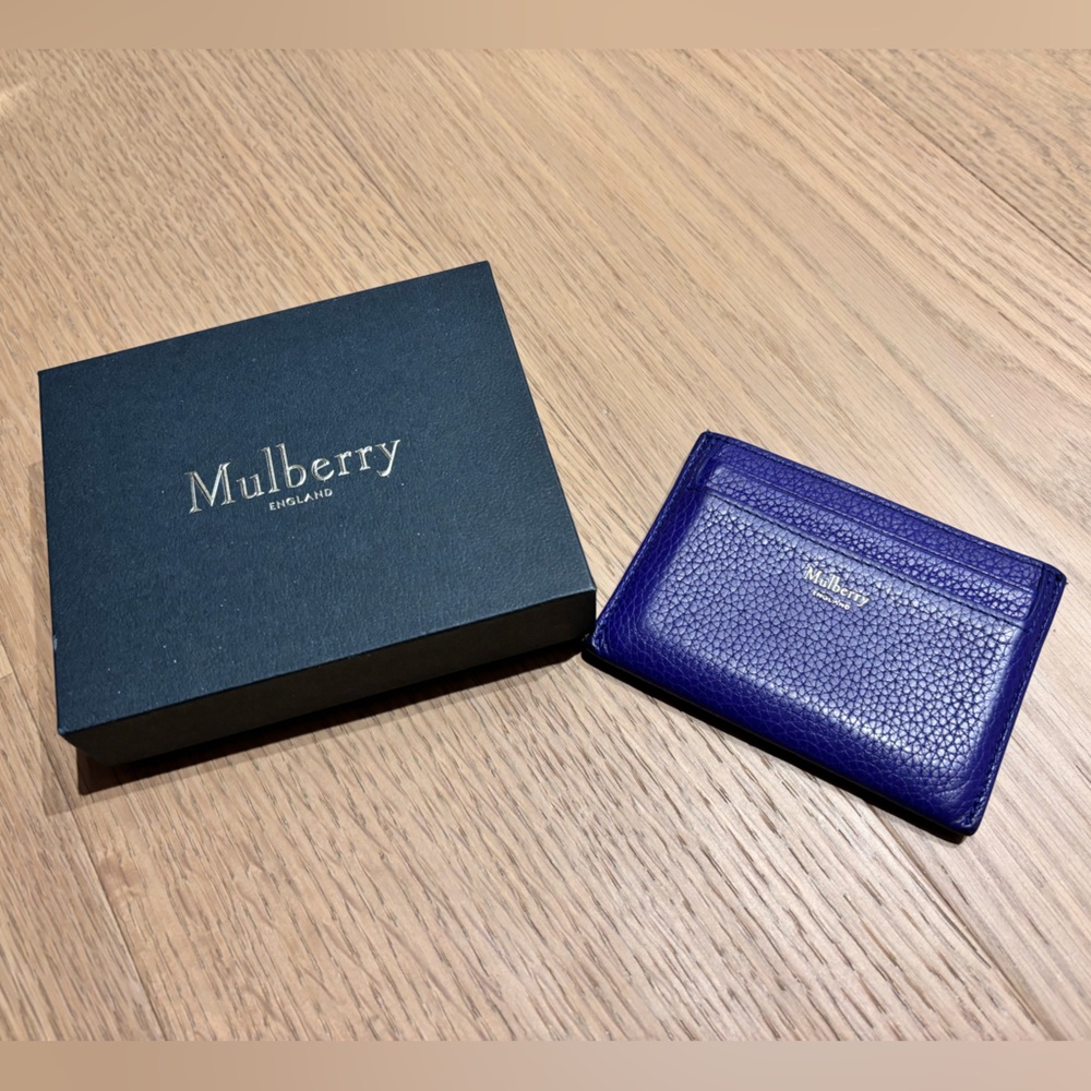 Mulberry Rich Purple Card Holder